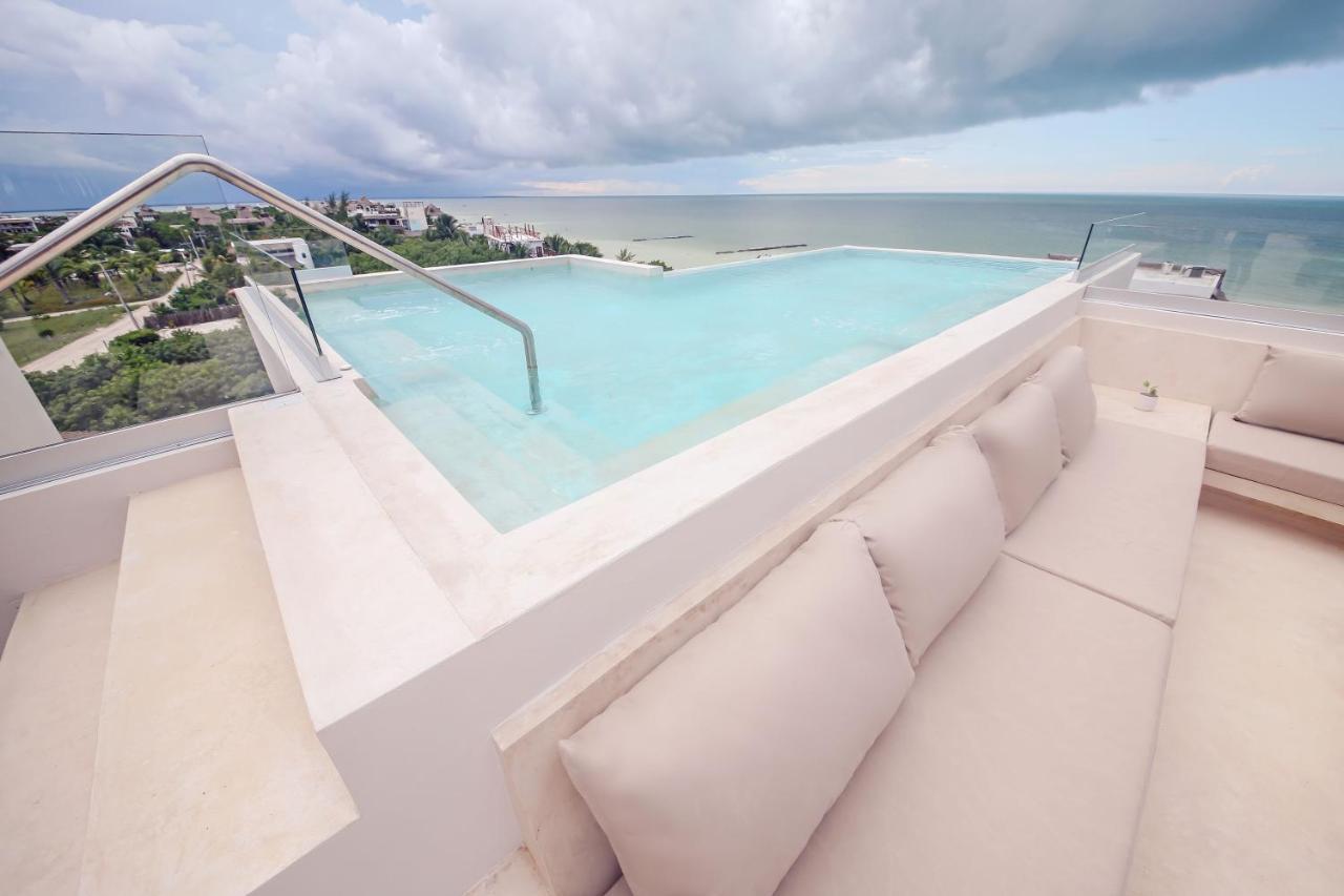 Casa Astral Eco Luxury Holbox Island - Sunset And Ocean View With Rooftop Pool Exterior photo