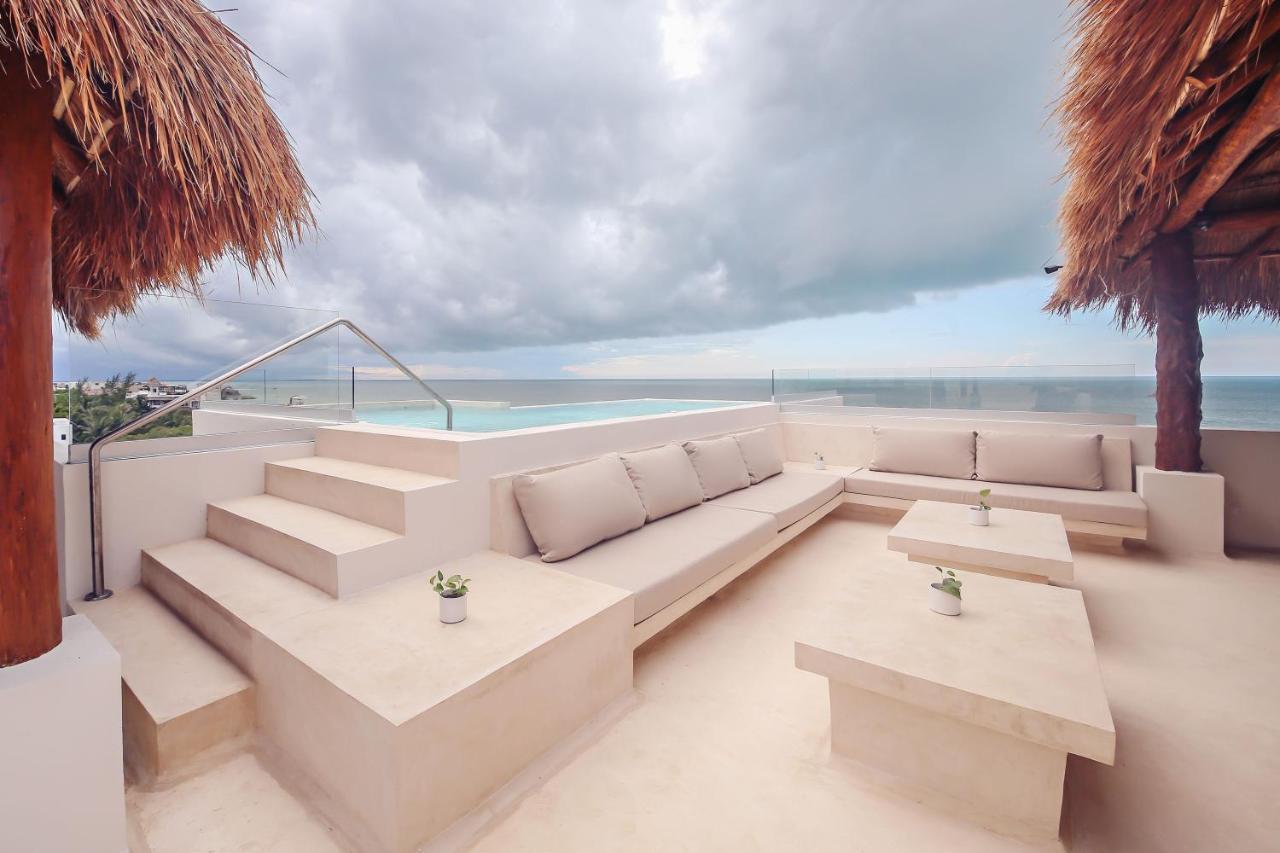 Casa Astral Eco Luxury Holbox Island - Sunset And Ocean View With Rooftop Pool Exterior photo