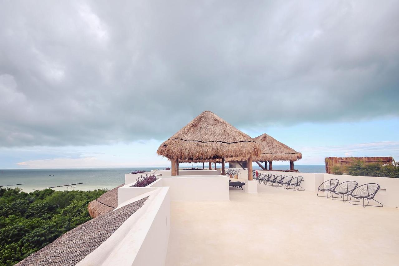 Casa Astral Eco Luxury Holbox Island - Sunset And Ocean View With Rooftop Pool Exterior photo